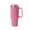 40oz Pink, variant on YUJING SUPERLIFE 40 Oz Rhinestone Tumbler with Handle and Flip Straw, Insulated Stainless Steel Glitter Tumbler, Leak Proof Bling Travel Cup for Women, Silver