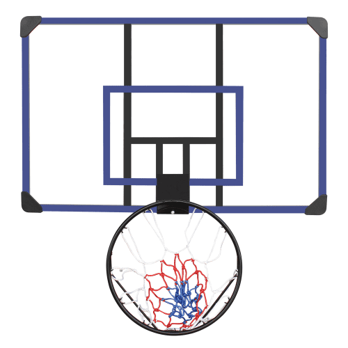 45" Wall Mounted Adjustable-Height and Fixed Basketball Hoop with QuickPlay Design