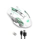thumbnail image 1 of Ratón inalámbrico USB Recargable Silencioso 2.4GHz Receptor de ratón mecánico Reemplazo de trabajo ergonómico para iOS Diseñado para Windows Blanco Inevent EL005321-03B, 1 of 7