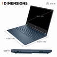 thumbnail image 5 of HP Victus 15 Gaming Laptop, 15.6" FHD 144Hz Screen, Intel Core i7-12650H(Up to 4.7 GHz), NVIDIA GeForce RTX 4050, 64GB RAM, 2TB PCIe SSD, Backlit KB, Wi-Fi 6, HDMI, Win 11 Home, w/ SE Accessories, 5 of 9