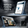 thumbnail image 7 of JETech Rotating Case for iPad (A16) 11th/10th Generation (2025/2022) with Pencil Holder, 360 Degree Rotation Protective Stand Cover Clear Back, Auto Wake/Sleep (Blue), 7 of 7