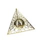 thumbnail image 4 of Reloj de Mesa Silencioso BLESIY Metal Triangular Decorativo, 4 of 8