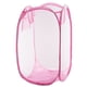 thumbnail image 1 of BRIGHTFUFU Cesta plegable para ropa de lavandería de malla de fácil apertura para dormitorio universitario (rosa), 1 of 5