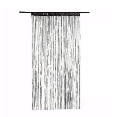 

Beads Door Curtain Hardware Simple Style Room Adornment Doorway Pendant DIY Room Decor Kit Hanging Adorn Home Decorations Black