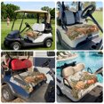 thumbnail image 6 of Golf Cart Seat Covers for 2 Seater,Fall Thanksgiving Pumpkins Microfiber Cart Seat Towel Blanket,Autumn Floral Botanical Absorbent Breathable Non Slip Bench Seats Protector for Golf Course 51"x31", 6 of 9