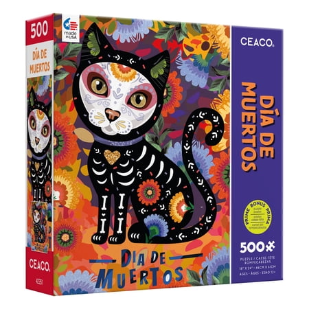 Ceaco - Dia De Muertos - 500pc Piece Interlocking Jigsaw Puzzle