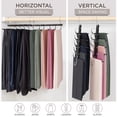 thumbnail image 4 of Perchas para pantalones MORALVE, paquete de 4, madera de haya, giro 360°, 4 of 7
