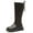 Brown, variant on REDARER Girls Mid Calf Boots, Winter Boots with Back Zipper, Warm Non- Sole for Outdoor Play,Size:5.5-6 Years