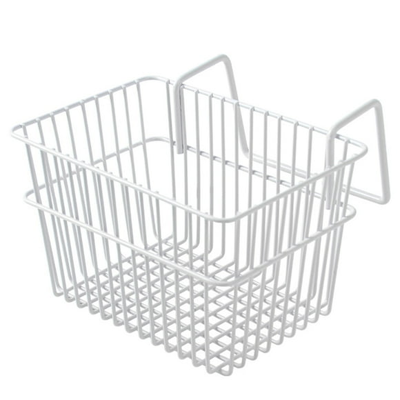 Hanging Storage Basket No Drilling Panel Hanging Basket Wire Basket for Storage