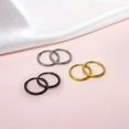 thumbnail image 6 of Limerencia G23 Titanium Slim Hoop Earrings, Hypoallergenic Nose/Lip Earrings 3Pairs Gold Unisex, 6 of 8