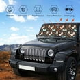 thumbnail image 6 of Bingfone Rabbit Is Eating Carrots Car Windshield Sun Shade Protector Keep Your Vehicle Cool Sun Shield Visor Cover Foldable for Car Truck SUV-Medium, 6 of 8