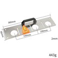 thumbnail image 7 of jiaping Electrical Socket Measuring Ruler Stencil with Handle Portable Wall Box Template 2 Round 36x9cm, 7 of 7