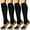 #4, variant on TIHLMK Running Socks for Women & Men Compression Socks 4 Pairs, Soft Support for Nurses Running Travel Outdoor Warm Stockings