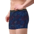 thumbnail image 4 of Daiia Blue Firework Men's Underwear Boxer Briefs, Cotton Stretch Moisture-Wicking Underwear-X-Large, 4 of 9