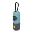thumbnail image 1 of Dispensador de Bolsas para Caca de Perro para Correa con Luz Incorporada y Clip de Metal, Dispensador de Bolsas para Caca (Cristal Azul) 114cm Sin Batería, 1 of 5