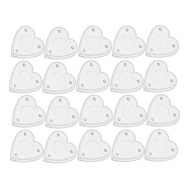 Paquete Vacío de plástico transparente perfecl para hacer velas 2 piezas