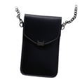 thumbnail image 2 of Bolso bandolera Mujer Bolso bandolera Cadena de piel sintética Pantalla táctil Bolsa de almacenamiento para teléfono, Negro Advancent AP000967-03, 2 of 7