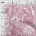 thumbnail image 2 of oneOone Cotton Poplin Rose Pink Fabric Leaves Fabric For Sewing Printed Craft Fabric By The Yard 56 Inch Wide, 2 of 4