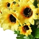 thumbnail image 4 of Girasoles Flores artificiales, Girasoles falsos Decoraciones para la oficina en el hogar, Flores de seda para manualidades Girasoles artificiales con tallos Girasoles falsos para arreglos florales de boda Zhivalor  CZJJ-HQ13-2, 4 of 6