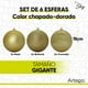 thumbnail image 2 of Esferas Navideñas Grandes Gigantes 15cm Set Paquete 6 piezas decoración navidad acabados mate, brillante y cromada Inastillables Christmas balls ornaments, 2 of 6