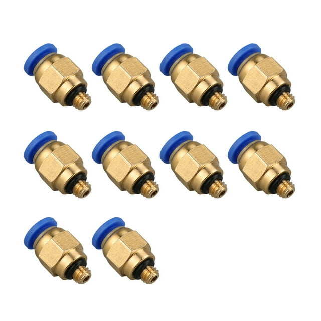 facefd 10 Pieces Home Portable Threaded Portable Threaded Interface Pneumatic Interface Pneumatic Hose Connector Reusable Fast Release Pipe Connectors Hardware PC4-M5