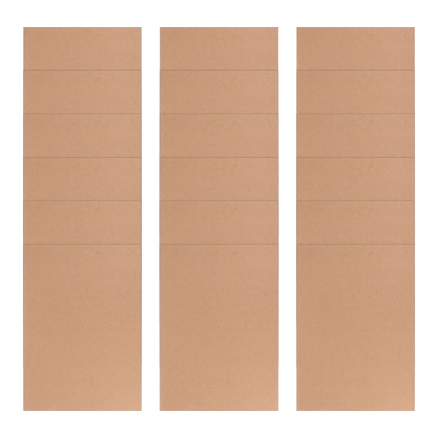 unbranded 20Ud Cartón Kraft Para Manualidades Material Resistente Y Duradero Color Café Claro