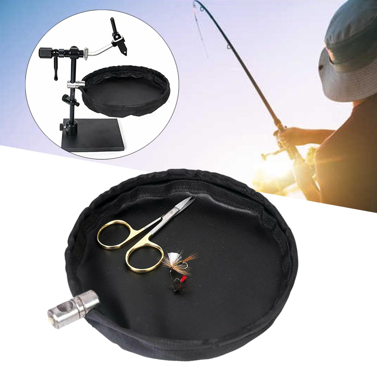Fly Fishing Waste Basket Multifunctional Fly Tying Tool Durable Fly Tying Waste -Attached Fly Tying Waste Basket for Outdoor