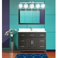 thumbnail image 3 of Vanity Art 48" Single Sink Bathroom Vanity Set with Engineered Marble Top and Free Mirror, 3 of 5