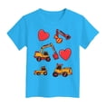thumbnail image 4 of Toddler Girl Shirt Baby Girls Short Sleeve 0-24 Months 2t 3t 4t 5t 6t 7t T-Shirts Soft Cotton Tee Toddler Girl Clothes Gibobby,11-12 Years,Blue, 4 of 4