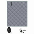 thumbnail image 2 of 3 LayerVisible Winter Insulated Window Cover,Oxford Thermal Insulated Window Blanket with Fastener,Gray Window Insulation Kit for Winterizing Keeping Home Warm M-56"*30", 2 of 6