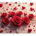 thumbnail image 4 of LUUFILx Romantic Heart Lights Backdrop Banner Valentine Decoration for Weddings Photo Shoot Party Supplies Festive Occasion Background Celebrations, 4 of 8