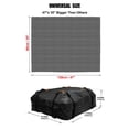 thumbnail image 4 of Bolsa de almacenamiento tipo cubo, caja de bolsa, portaequipajes impermeable, lona, ​​bolsa de techo, base antideslizante, alfombrilla para equipaje alfombrilla antideslizante, 4 of 9