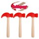 thumbnail image 4 of 3 piezas de martillos de madera, juguetes de simulación, martillos, herramientas de mantenimiento, martillos con mango de madera para niños, 4 of 5