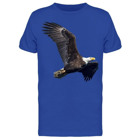 A Bald Eagle: Flying T-Shirt Men -Image by Shutterstock, Male x-Large
