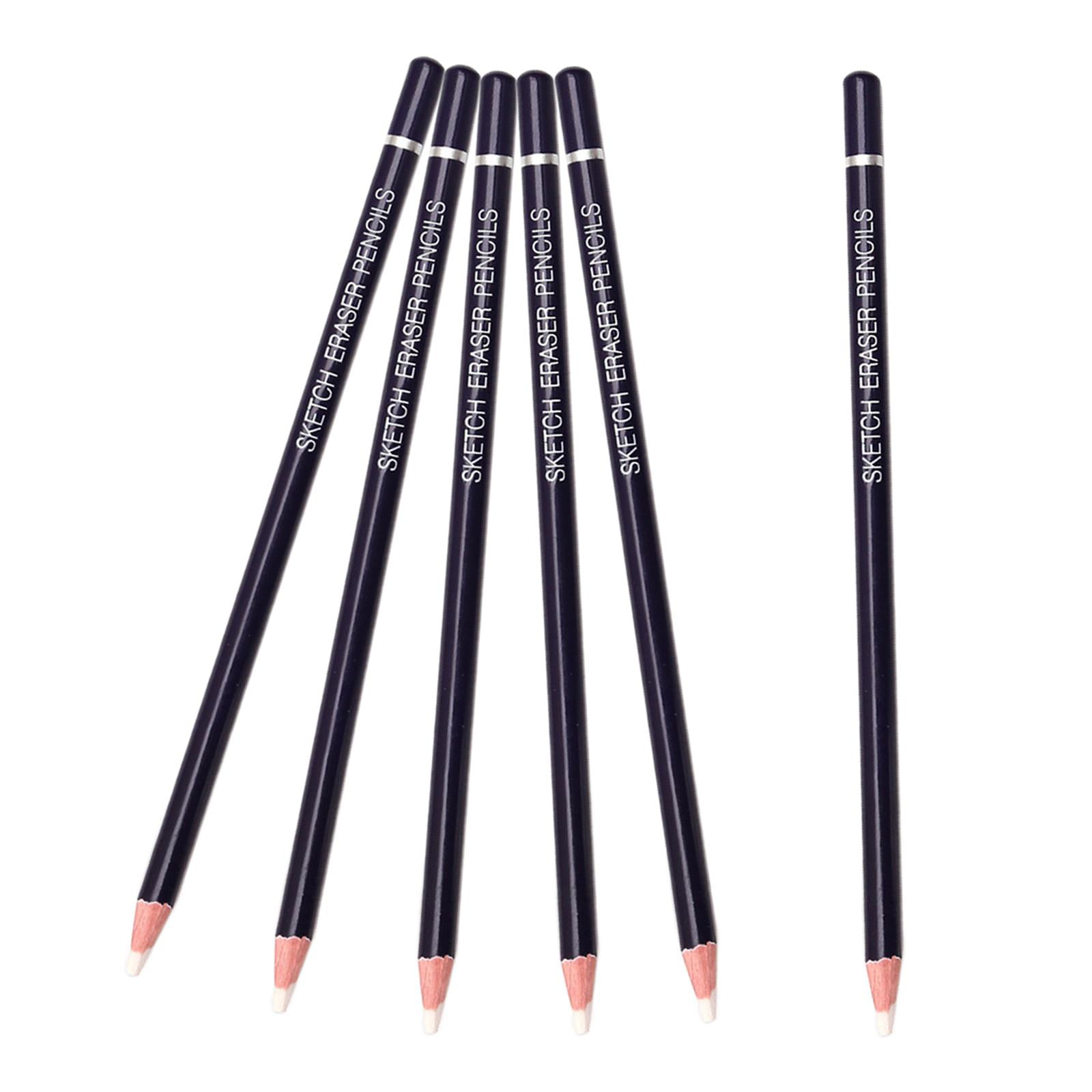 12pc HB Eraser Tipped Pencil Rubber Writing Drawing Office School Student Supply 