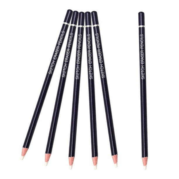 6 uds., Lápiz borrador de goma para , lápices brillo para bocetos de dibujo artístico, papelería de corrección