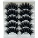 thumbnail image 1 of Pestañas naturales, pestañas postizas, pestañas cortas, pestañas postizas de visón tenues, 5 pares de pestañas postizas naturales, maquillaje natural, cejas postizas negras gruesas., 1 of 3