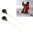 thumbnail image 4 of Ice Fishing Solid Rod, Mini Ultralight 2 Sets Ice Fishing Rod Portable High Strength ABS With Holder For Lakes, 4 of 8