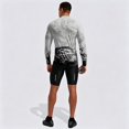 thumbnail image 5 of Dragon Print Quarter Zip Pullover for Men, Long Sleeve Athletic Jersey with Breathable Quick Dry Fabric - Slim Fit Cool Motorcycle Cycling Workout Tops Gray L, 5 of 6