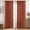 Burnt Orange, variant on Faux Linen Curtains 84 Inch Length 2 Panels Natural White Semi Sheer Light Filtering Privacy Burlap Drapes for Living Room Bedroom 42W x 84L