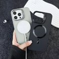 thumbnail image 4 of Invisible Lens Holder Magnetic Phone Case For IPhone 11 12 13 14 15 Pro Max Luxury Solid Color Cover For IPhone 13 14 15 PorMax LXY, 4 of 7