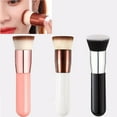 thumbnail image 7 of Makeup Brush, Flat Headed Brush, Soft Bristles Seamless Foundation Brush for Face, Durable Long-Lasting Beauty Tool for Cream and Liquid Application, Suitable for Daily Use and Professional Makeup, 7 of 7