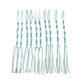 thumbnail image 4 of Juego de 10 piezas de tzitzit judíos , hilo del Mesías, chal de oración versátil, accesorios para suéteres, manualidades, pantalones y Lago Azul Blanco, 4 of 8