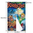 thumbnail image 3 of Scooby Doo Animated Door Curtain Drape Split Doorway Curtain Room Window Hallway Closet Privacy Partition Curtain Kitchen Door Decoration 34x56in, 3 of 7