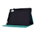 thumbnail image 5 of ELEHOLD Leather Wallet Case For Lenovo Tab M9 2023 Fiber Pattern Lightweight Folio Stand Cover, Auto Sleep&Week Function, Full Body Protection, Blue, 5 of 10