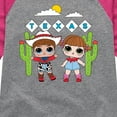 thumbnail image 3 of Lol Surprise! - Texas - Toddler & Youth Girls Raglan Graphic T-Shirt, 3 of 5