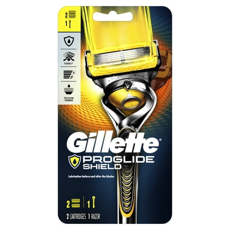 Gillette Fusion5 ProShield Chill Men's Razor Handle and 2 Blade Refills