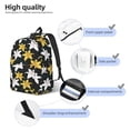 thumbnail image 4 of Lsque Lilies Flowers Pattern Canvas Daypack, Durable Backpack, High-quality Versatile Backpack,Vintage Compact Backpack-Small, 4 of 6