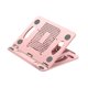 thumbnail image 4 of Soporte para computadora portátil, soporte plegable para computadora portátil, base portátil, estación de ángulo ajustable, elevador para portátil, Rosa, 4 of 8