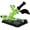 Green, variant on Universal Angle Grinder Stand with Cast Iron Base, Adjustable Cutting Angle Sliding Handle Bracket for 100 and 125 Angle Grinder, Green Metal